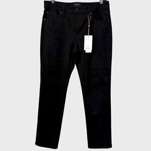 Quince Bella Stretch Straight Denim Jeans Black Women's 30 Organic Cotton New